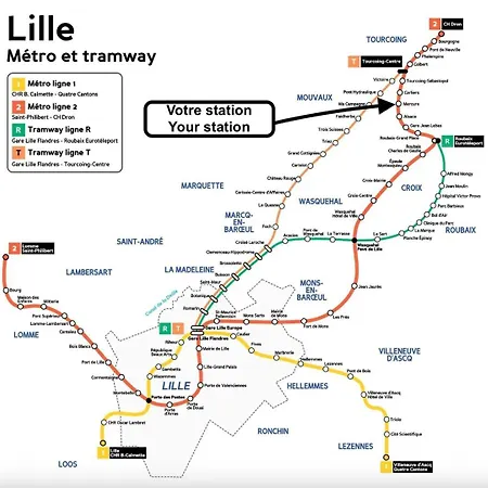Equipped With Terrace Apartament Tourcoing